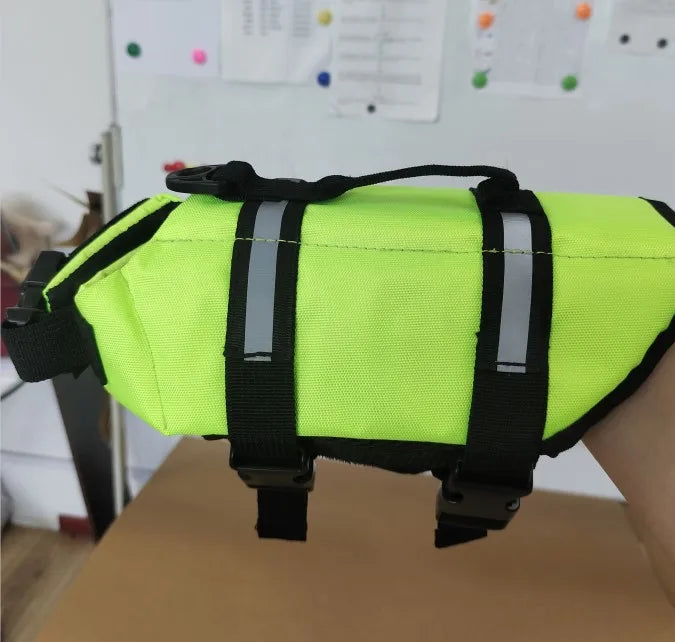Reflective Dog Life Jacket | Adjustable Pet Swimming Safety Vest for Small & Large Dogs