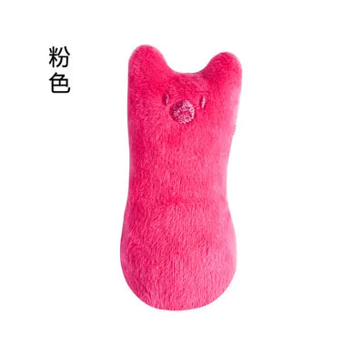 Catnip Plush Chew Toy for Cats – Interactive Teeth Cleaning Cat Toy with Silvervine
