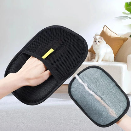Reusable Pet Hair Remover Glove | Washable Lint & Fur Removal Mitt for Cats & Dogs