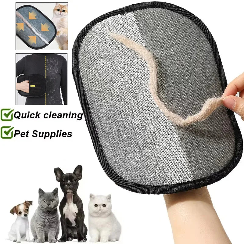 Reusable Pet Hair Remover Glove | Washable Lint & Fur Removal Mitt for Cats & Dogs