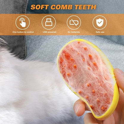 3-in-1 Pet Steam Massage Brush