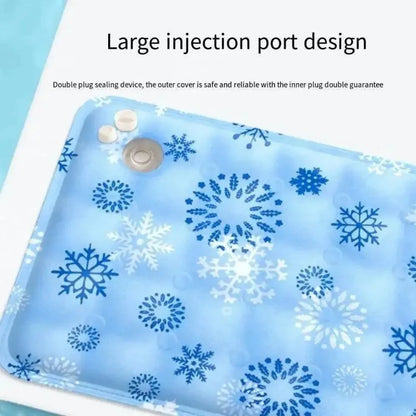 Self Cooling Pet Mat for Dogs & Cats | Refillable Water Cooling Pad | Summer Cooling Bed
