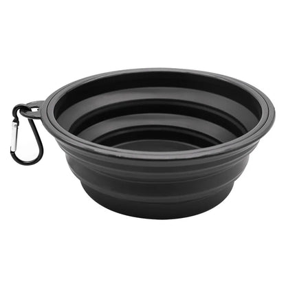 Portable Folding Silicone Dog Travel Bowl | Collapsible Pet Food & Water Dish