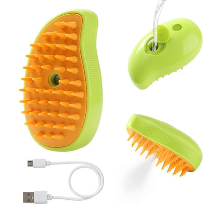 3-in-1 Pet Steam Massage Brush