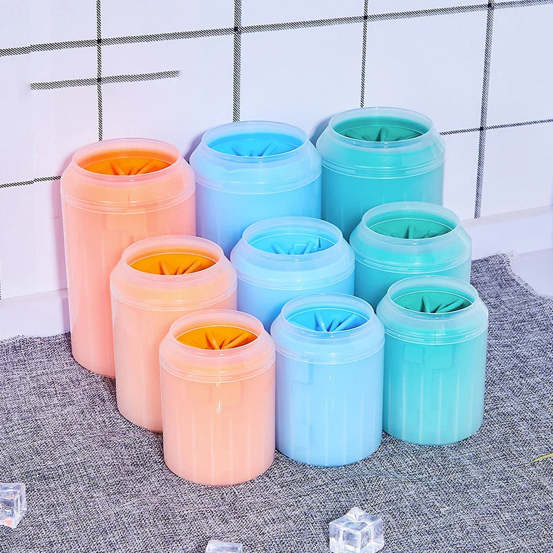Portable Silicone Dog Paw Cleaner Cup | Soft Pet Paw Washer for Dogs & Cats