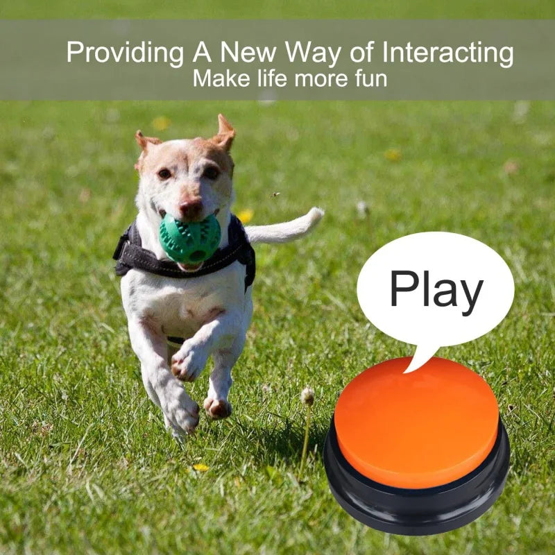 Dog Talking Buttons for Communication Training | 30-Second Voice Recording Button