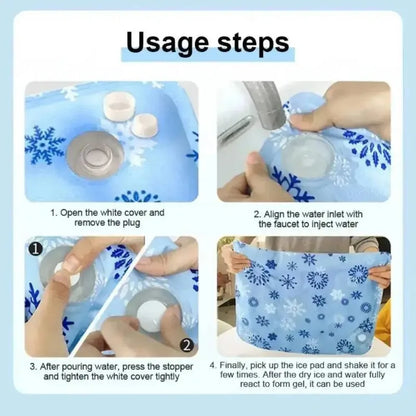 Self Cooling Pet Mat for Dogs & Cats | Refillable Water Cooling Pad | Summer Cooling Bed
