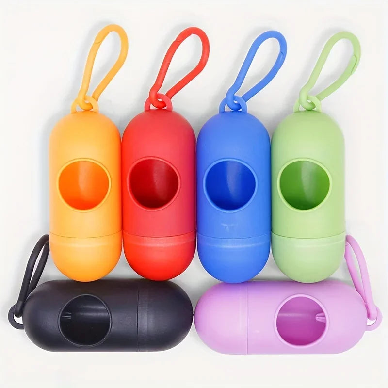 Biodegradable Dog Poop Bags with Portable Dispenser | Leak-Proof Waste Bag Refill