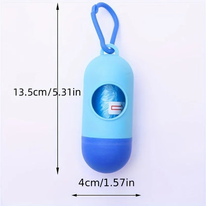 Biodegradable Dog Poop Bags with Portable Dispenser | Leak-Proof Waste Bag Refill