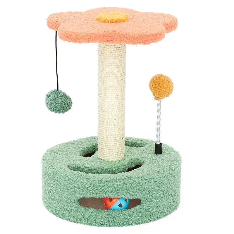 Sunflower Cat Scratching Tower