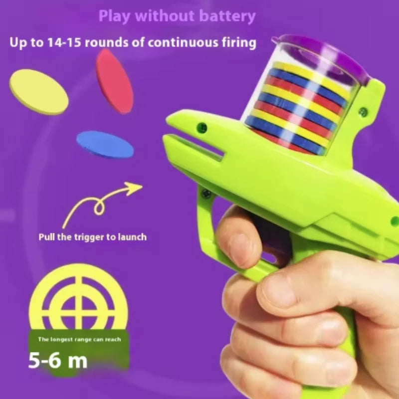 Interactive Flying Disc Launcher Toy for Cats & Dogs