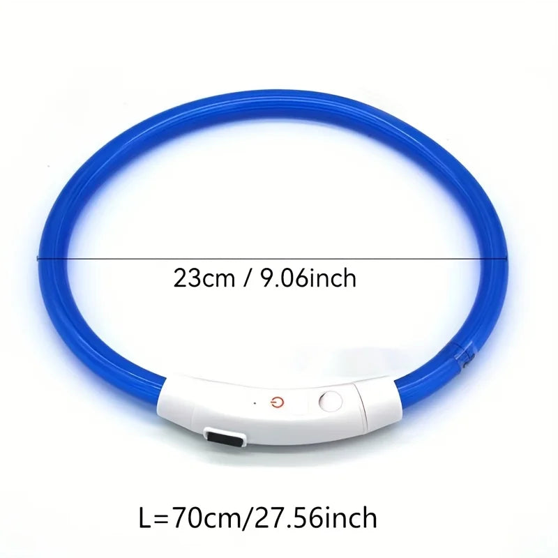 USB Rechargeable LED Dog Collar