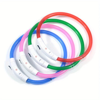 USB Rechargeable LED Dog Collar