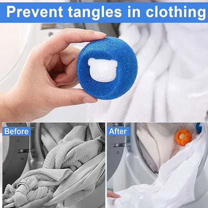 Reusable Pet Hair Remover Laundry Ball | Removes Cat & Dog Fur from Clothes