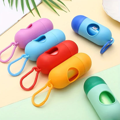 Biodegradable Dog Poop Bags with Portable Dispenser | Leak-Proof Waste Bag Refill