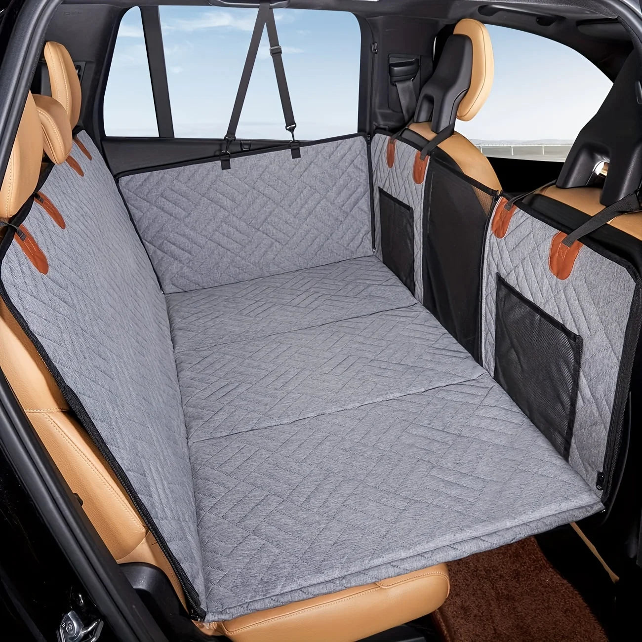 Waterproof Dog Car Seat Cover Hammock | Scratch-Resistant Back Seat Protector for Cars & SUVs