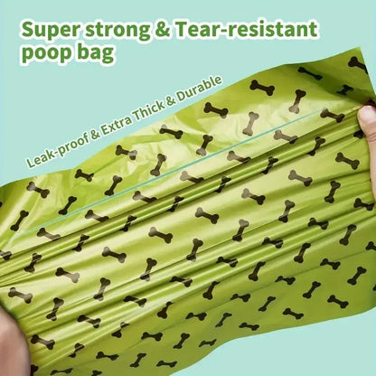 Biodegradable Leak-Proof Dog Poop Bags | Strong & Easy Tear