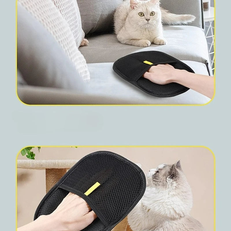 Reusable Pet Hair Remover Glove | Washable Lint & Fur Removal Mitt for Cats & Dogs