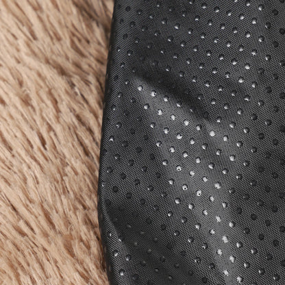 Fluffy Paw Shaped Calming Dog Bed - Ultra Soft Washable Plush Pet Bed for Dogs & Cats