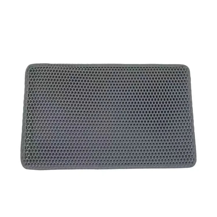 Cat Litter Mat with Gift Double Layer Waterproof Pet Litter Box Mat Non-Slip Sand Cat Pad Washable Bed Mat Clean Pad Products