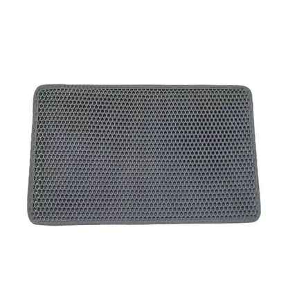 Cat Litter Mat with Gift Double Layer Waterproof Pet Litter Box Mat Non-Slip Sand Cat Pad Washable Bed Mat Clean Pad Products