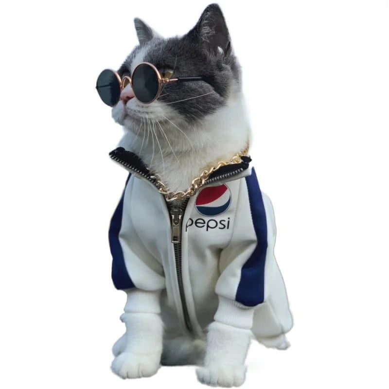 Vintage Round Pet Sunglasses for Small Dogs & Cats | Cute Photo Prop & Costume Accessory