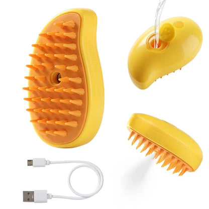 3-in-1 Pet Steam Massage Brush