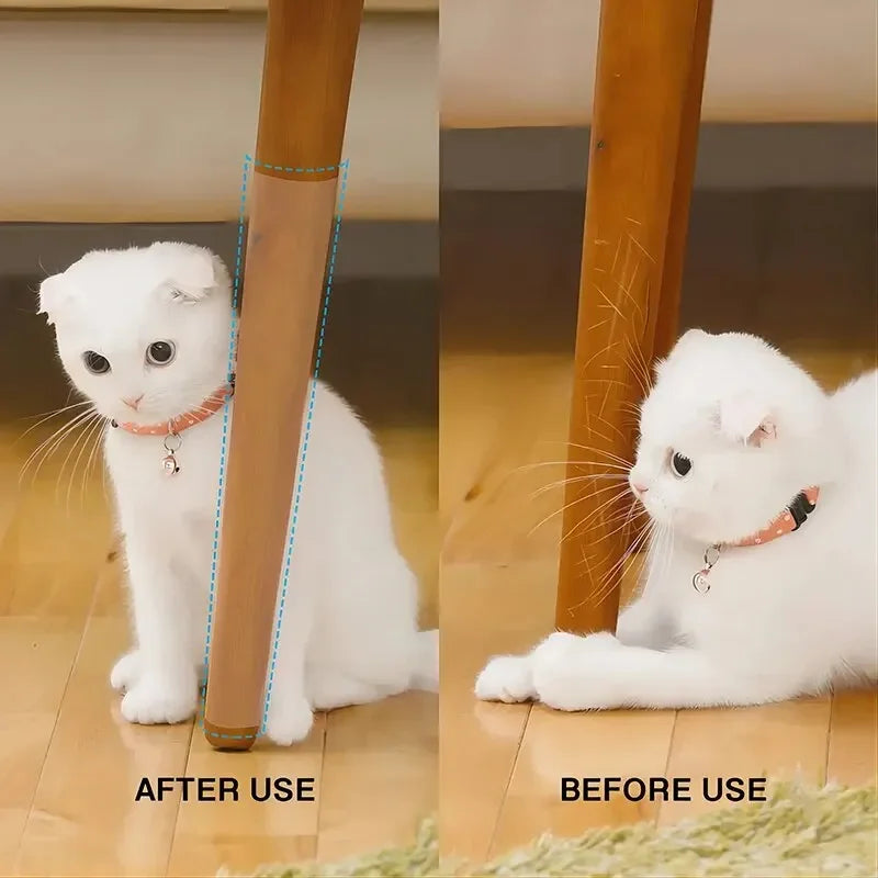 Transparent Cat Scratch Furniture Protector | Self-Adhesive Anti Scratch Couch Guard Pads