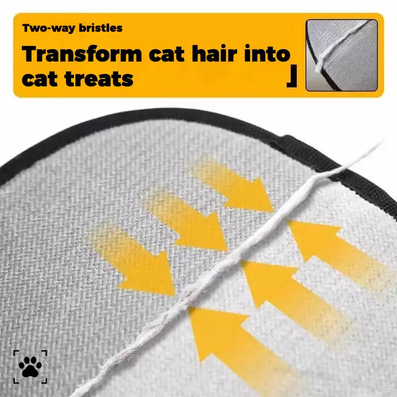 Electrostatic Pet Grooming Gloves - 2-Way Brush, Soft Versatile Cleaning Tool for Cats & Dogs, Fur Remover, Lint Remover Hair Removal Mitts & Rollers