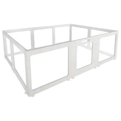 Transparent White Pet Playpen with Door - Foldable Indoor Dog Fence Available in 8, 10, or 12 Panels, Portable Home Enclosure for Dogs and Cats