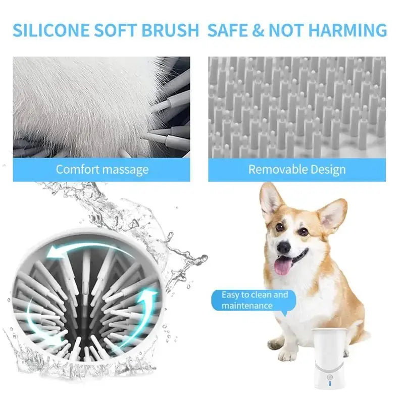 Automatic Portable Electric Dog Paw Cleaner 🐾